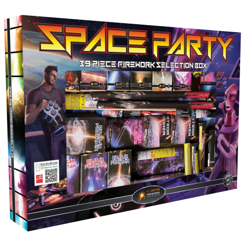 Big Shotter Fireworks Space Party Selection Box